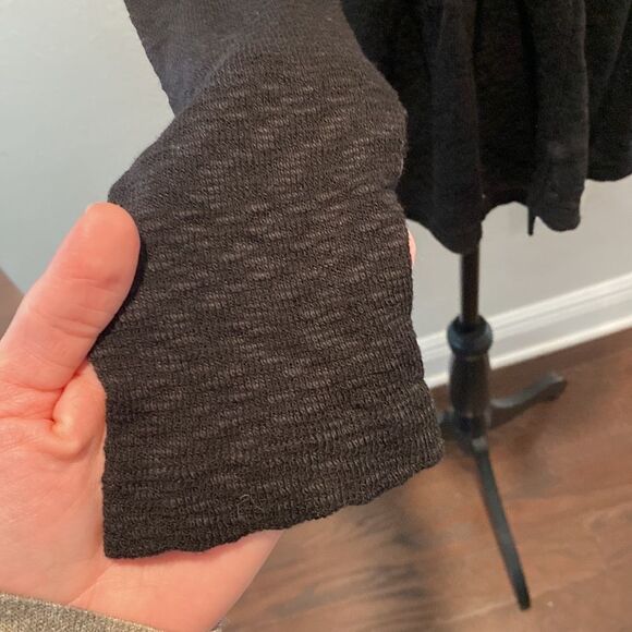 NWT Anthropologie Left Of Center Black Long Sleeve Sweater Size S - Picture 6 of 11